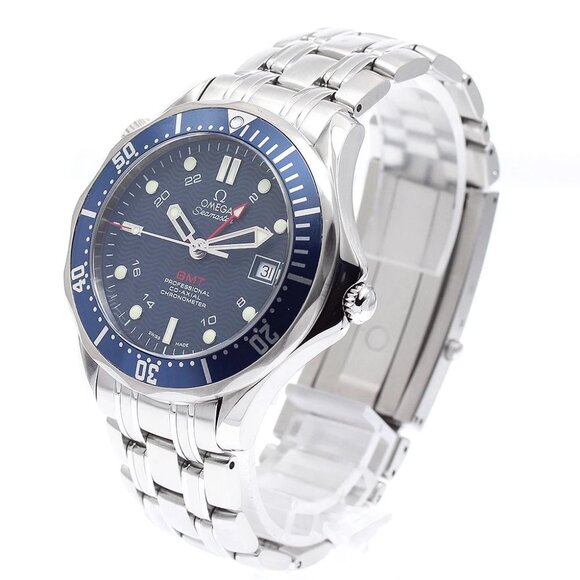 OMEGA Seamaster Pro Divers 300M 2535.80 GMT Navy Dial Automatic Men's_890204 - Picture 1 of 6